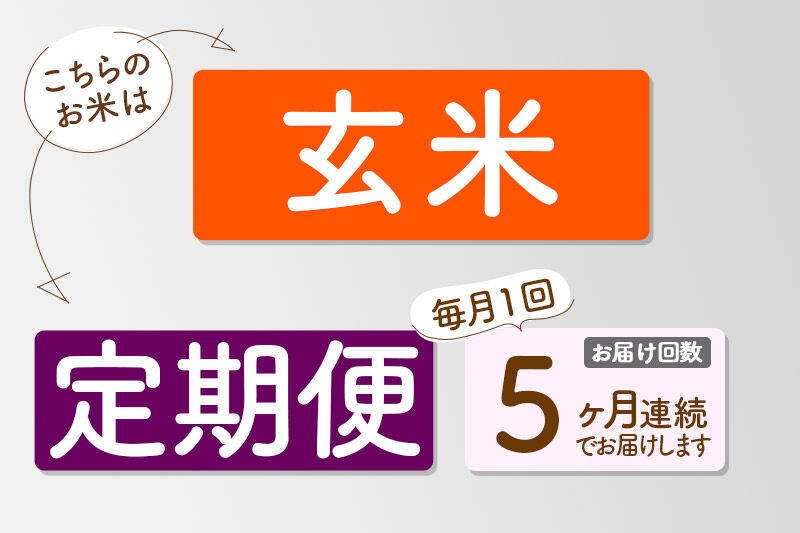 【玄米】＜令和7年産＞ 《定期便5ヶ月》秋田県産 あきたこまち 10kg (5kg×2袋)×5回 10キロ お米 匠