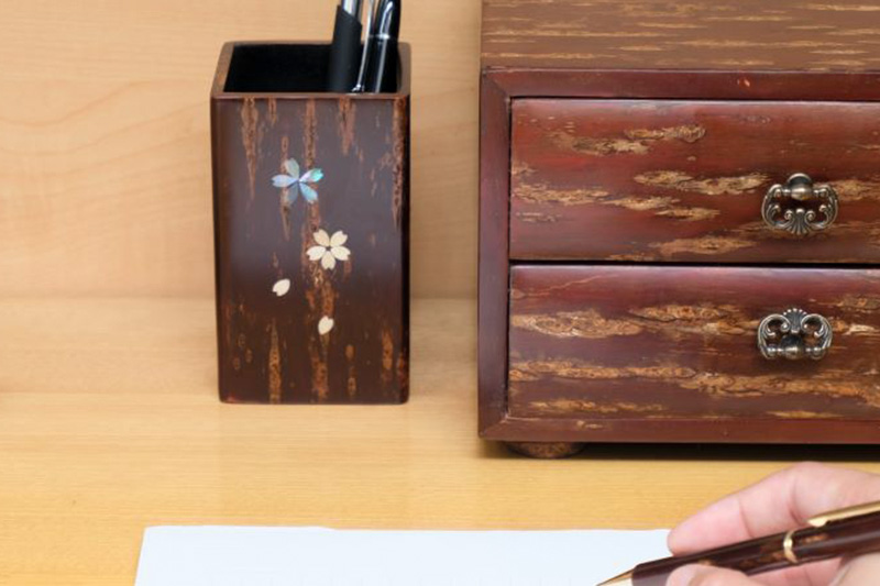 角館樺細工《樺細工 八柳》 フリースタンド 大 ラデン 角館工芸協同組合