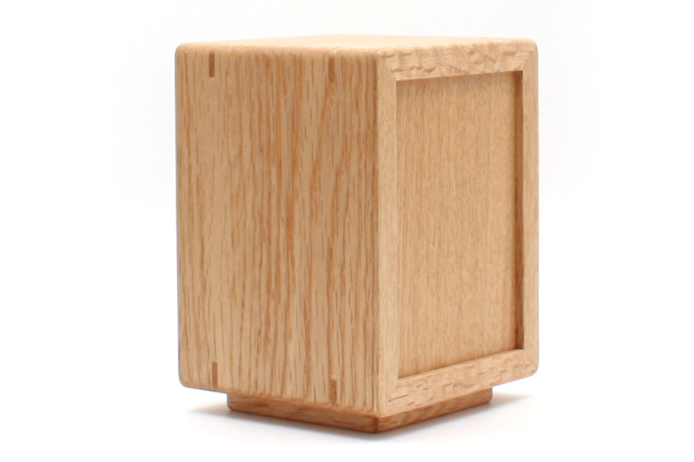 Memorial Box Small メモリアルボックス スモール ナラ ペット用仏壇 骨壷収納 （骨壷2寸～2.5寸用）秋田県 仙北市 ＜あきた芸術村 森林工芸館＞
