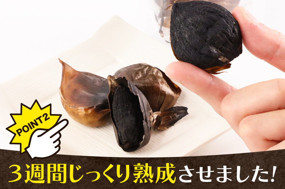 秋田県仙北市産 ジャンボ黒にんにく 500g＜簡易包装＞