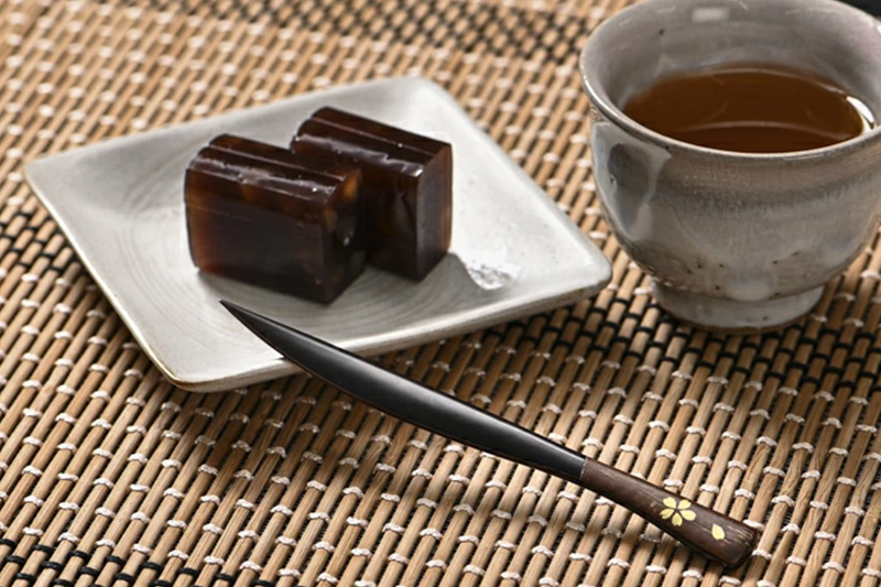 角館樺細工《樺細工 八柳》 漆 ため塗 ナイフ ゆうパケット 角館工芸協同組合