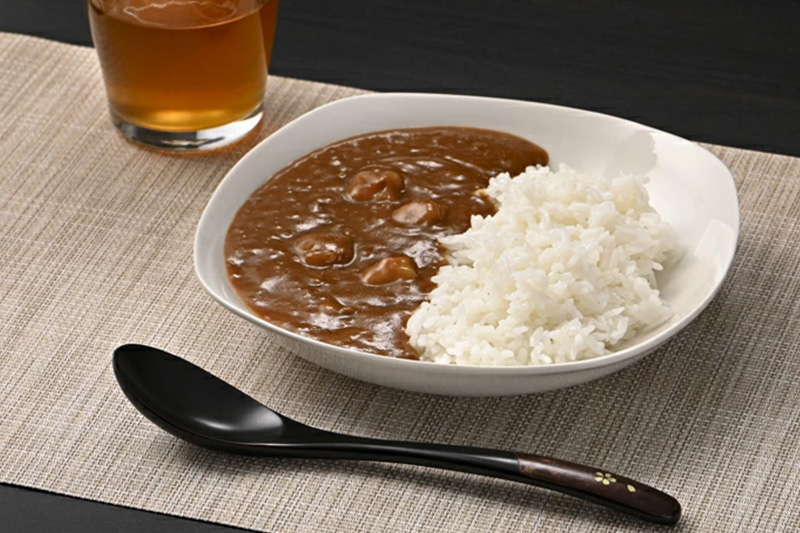 角館樺細工《樺細工 八柳》 漆 ため塗 木製カレースプーン ゆうパケット 角館工芸協同組合