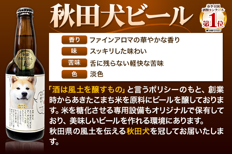 湖畔の杜ビール 秋田犬ビール6本セット 地ビール クラフトビール