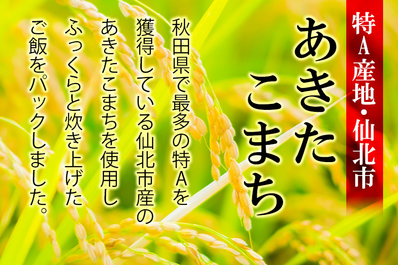 米 白米 パックご飯 200g×24個《特A産地》秋田県 仙北市産 あきたこまち パックごはん【 パックご飯 パックライス ご飯 ご飯パック ごはんパック パック レトルト 米】