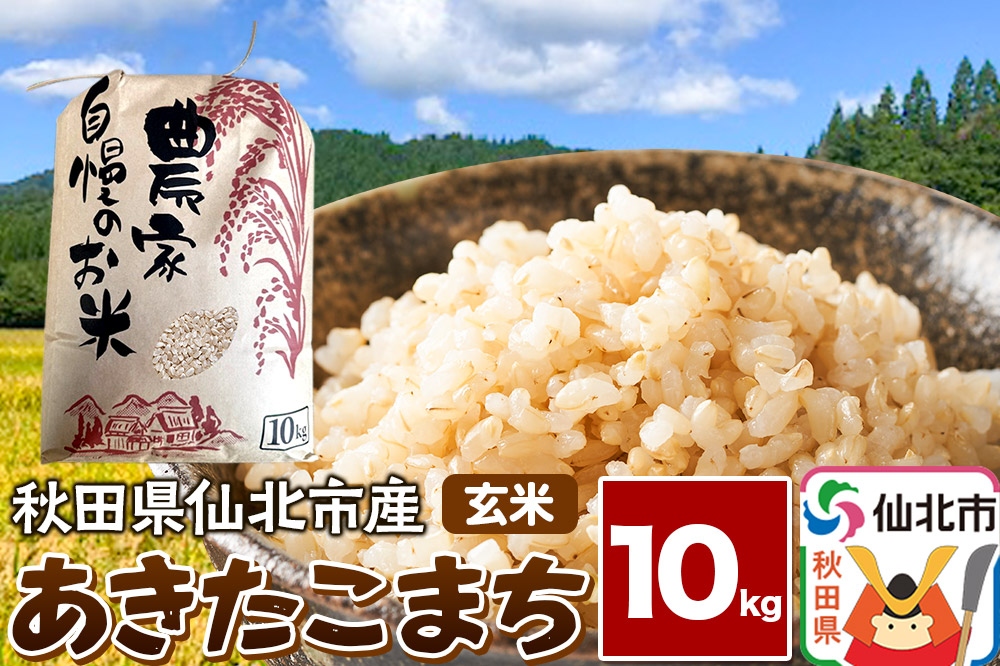 【玄米】令和7年産 あきたこまち 10kg 米 お米 こめ 秋田県 仙北市産