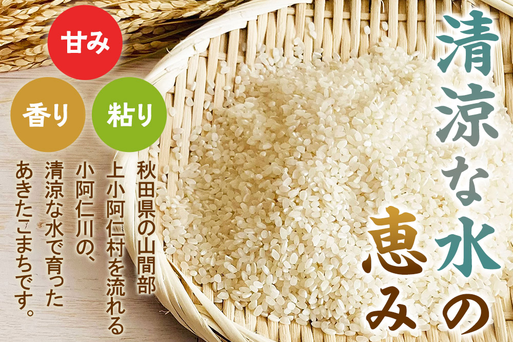 《令和7年産》上小阿仁村産 あきたこまち 5kg 白米