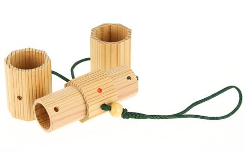 永澤弓具 杉製 八角両用粉入（箱入）