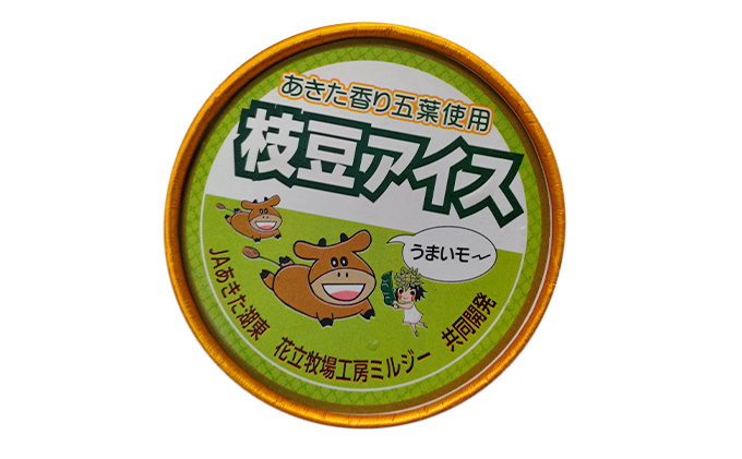 あきた湖東農業協同組合 枝豆アイス 100ml×10個 【五城目産枝豆使用】