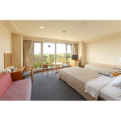 ホテルサンルーラル大潟　1泊2食付ペア宿泊券(スタンダードプラン)【配送不可地域：離島・沖縄県】