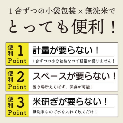 【毎月定期便】サキホコレ 無洗米 1合(150g)×8個全12回【配送不可地域：離島・沖縄県】