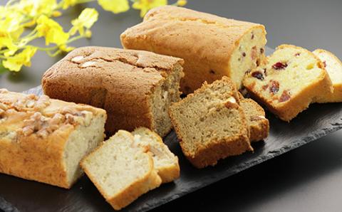 大潟産米粉使用!米粉パウンド3本セット【配送不可地域：離島・沖縄県】