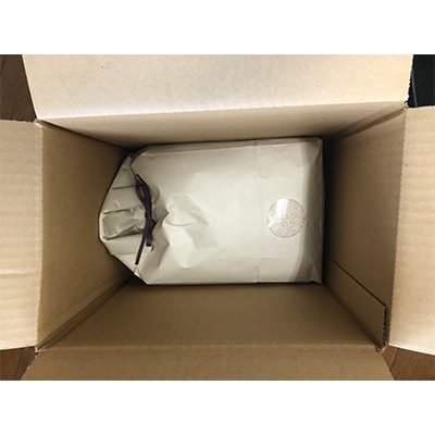 【2ヵ月毎定期便】もち米白米5kg (栽培期間中農薬不使用・化学肥料不使用) 全3回【配送不可地域：離島・沖縄県】