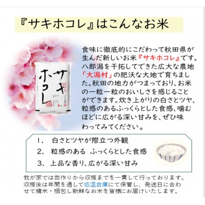 【発送月固定定期便】【毎月お届け】特別栽培米サキホコレ5kg全9回【配送不可地域：離島・沖縄県】