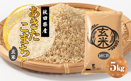 令和7年産 あきたこまち 玄米 5kg【配送不可地域：離島・沖縄県】