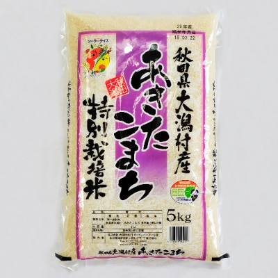 先行受付【令和4年産】大潟村産あきたこまち特別栽培米5kg 大潟村CE公社　【配送不可地域：離島・沖縄県】