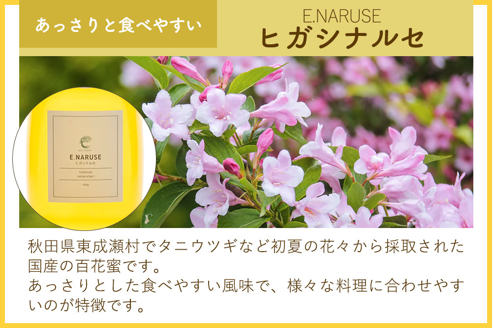 E.NARUSE ヒガシナルセ 300g×1個（ガラスびん）