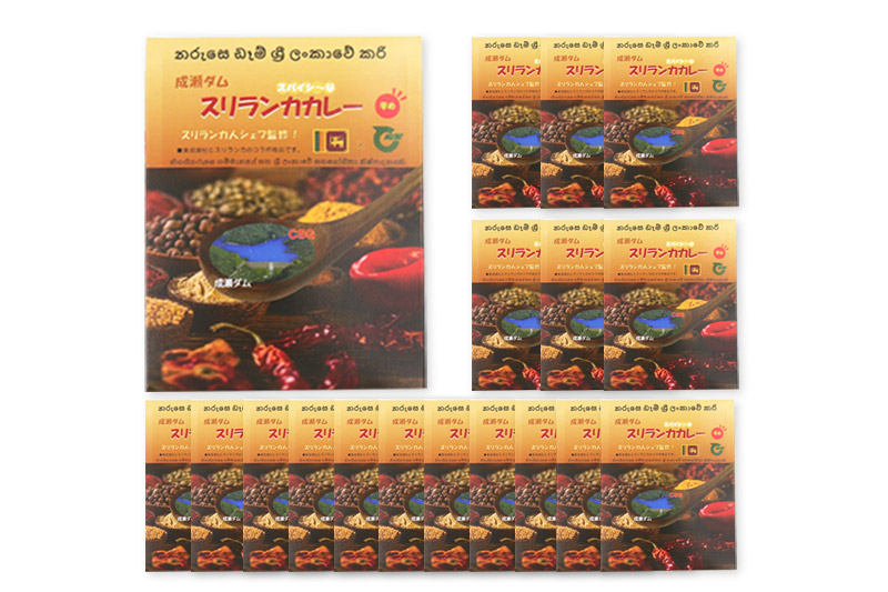 成瀬ダム スリランカカレー 100g×18個