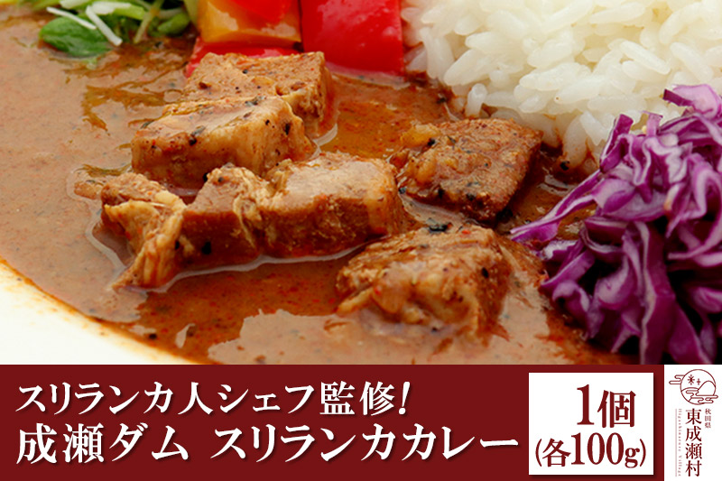 成瀬ダム スリランカカレー 100g×1個  ゆうパケット