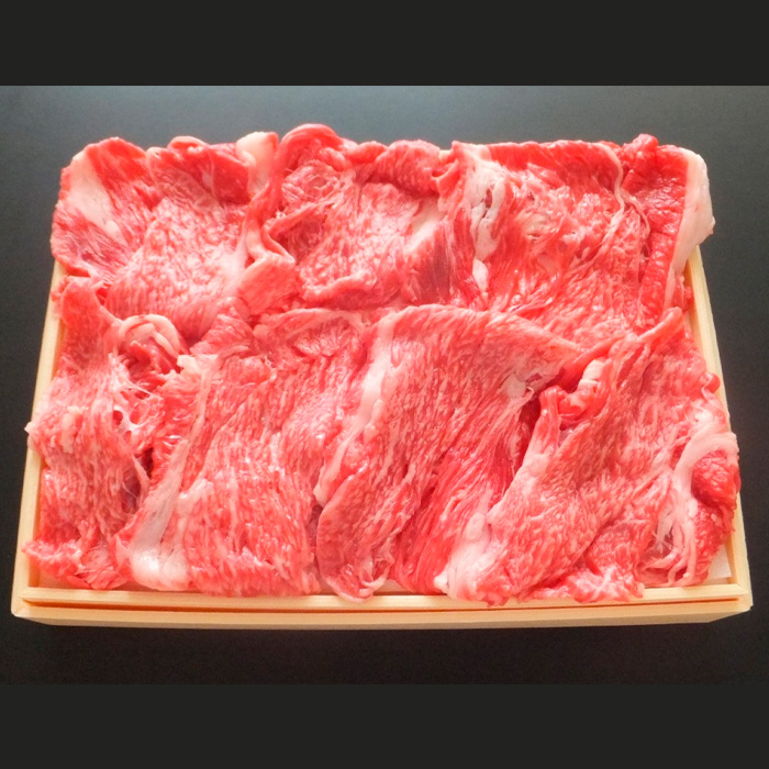 山形市で育った黒毛和牛切落しすき焼用(モモ、肩)300g FZ18-47