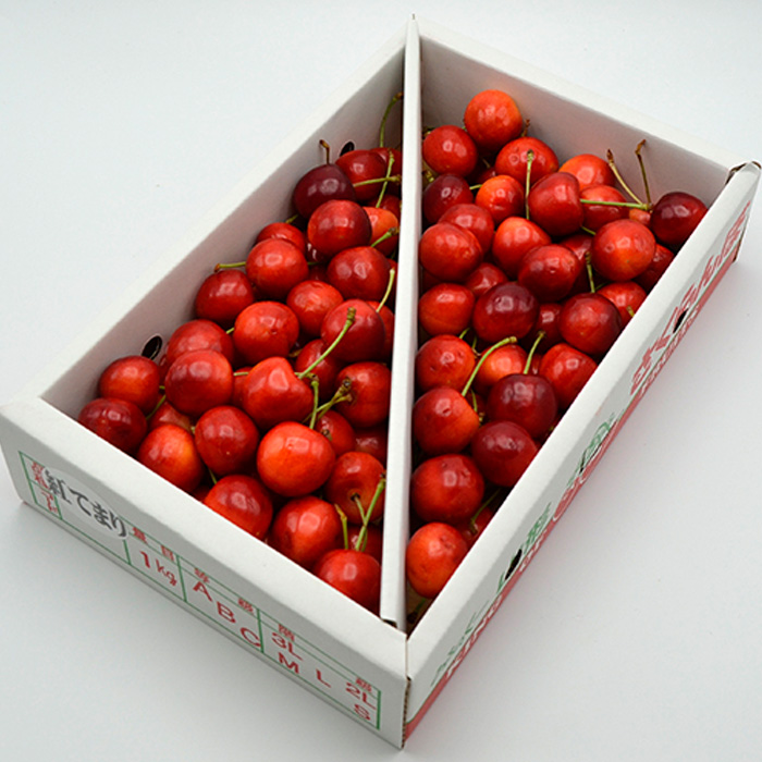 山形のさくらんぼ 紅てまり 1kg Lサイズ以上 バラ詰 【令和8