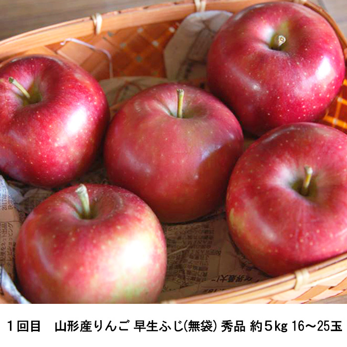 【定期便2回】ふるさとからの贈り物 りんごとラフランス便