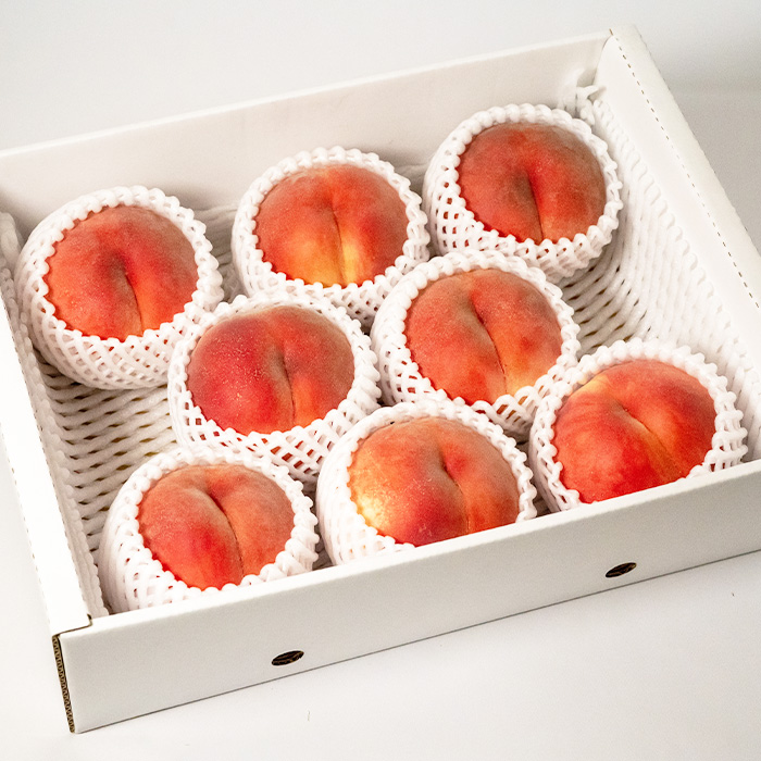 [ご家庭用]やまがたの桃 (白桃) 品種お任せ「柔らかくなる