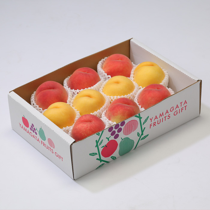 ☆フルーツ王国山形☆白桃・黄桃食べ比べセット 秀品3kg [