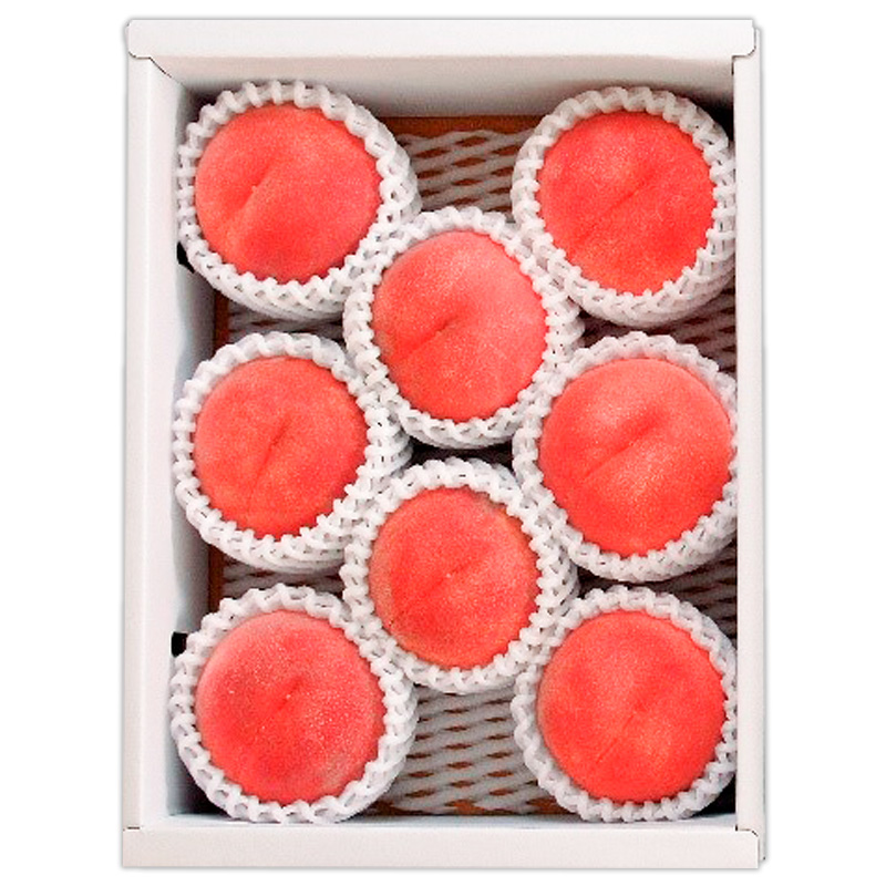 山形産 白桃  [柔らかくなる桃] 2.5kg(7～10玉) 秀品 品種おま