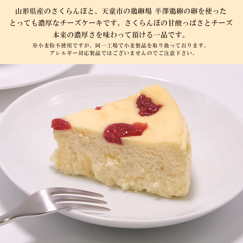 山形県産 さくらんぼのミニチーズケーキ FY25-395