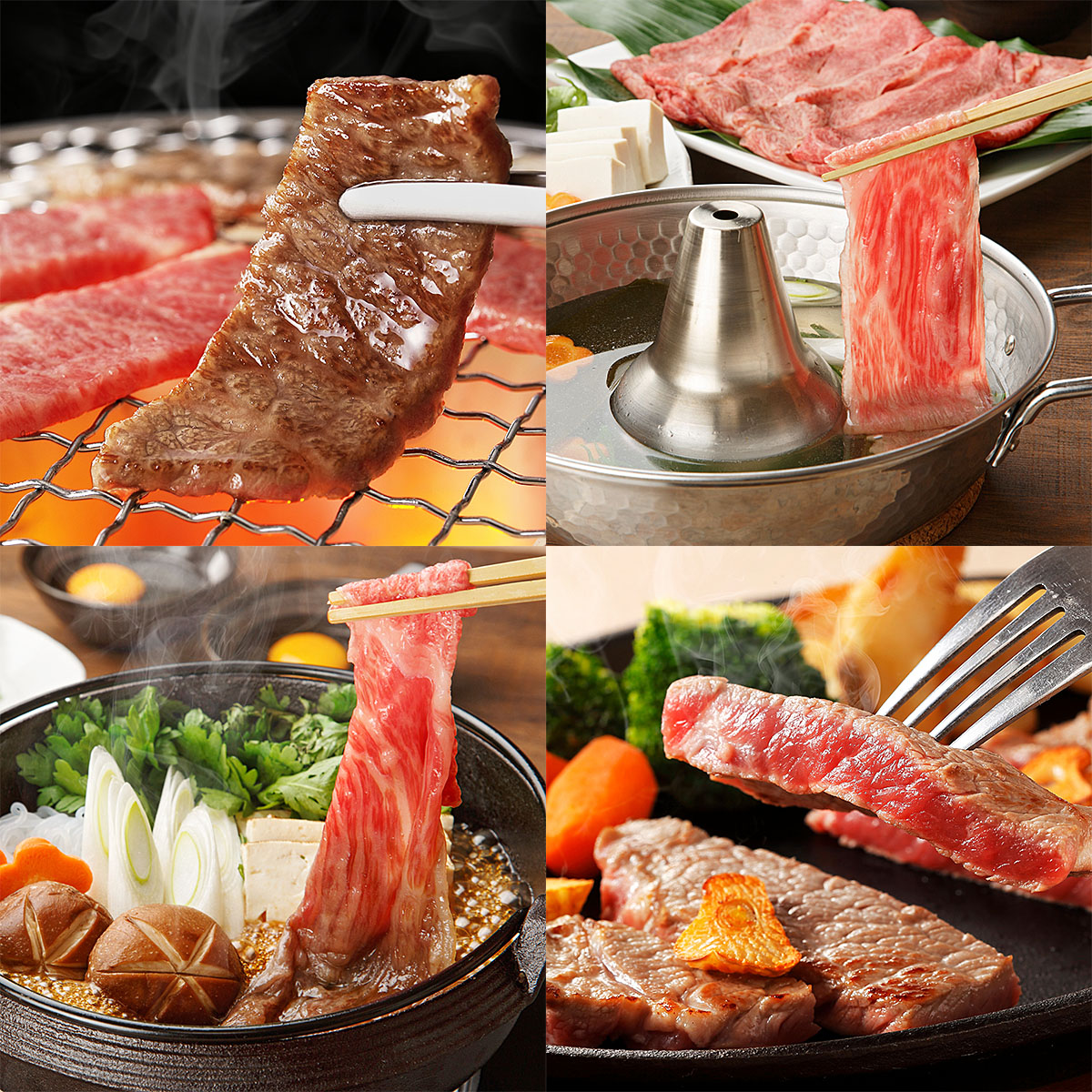 【定期便6回】山形牛三昧　焼肉用、しゃぶしゃぶ用、すき