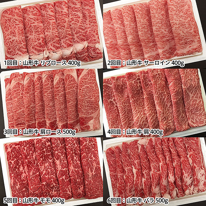 【定期便6回】山形べごを「すき焼き」でいっぺあがてけら