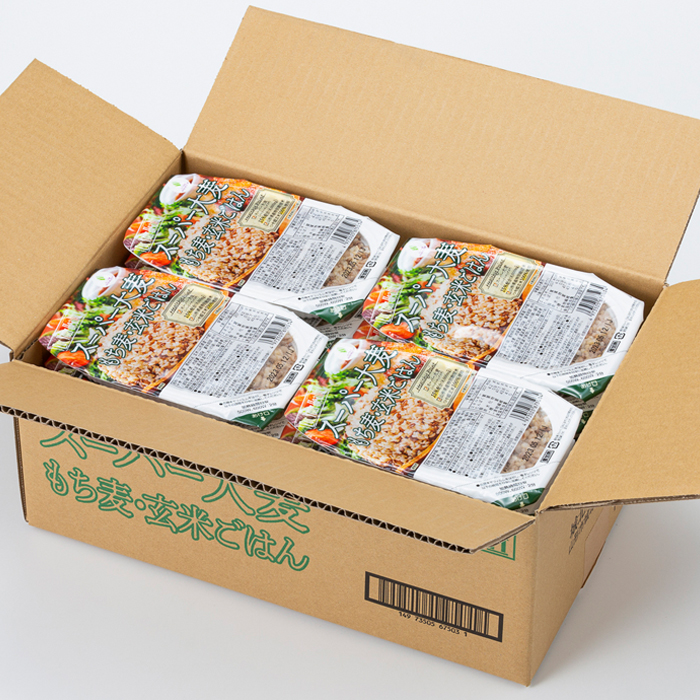 【城北麺工】スーパー大麦 もち麦・玄米ごはん 24個 FY25-873