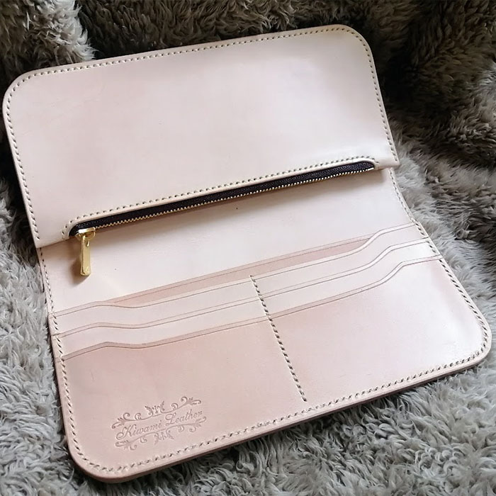 【ランドセルリメイク】ロングウォレット(長財布)とお守り