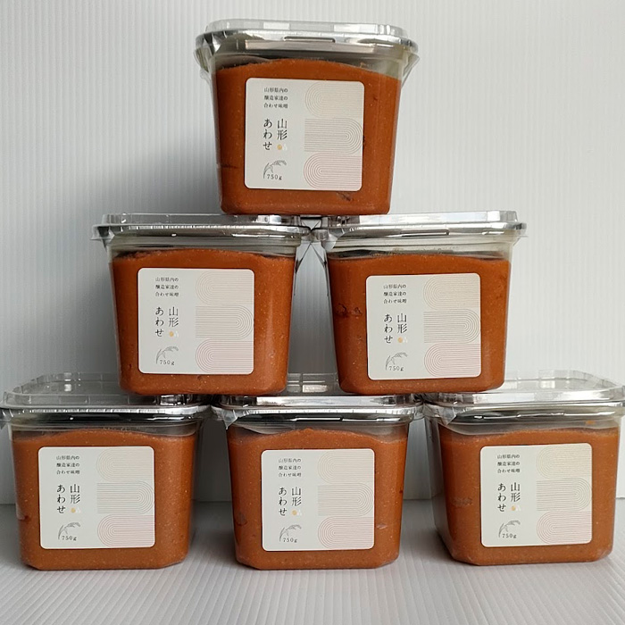 「山形あわせ」味噌 6個 FY25-862