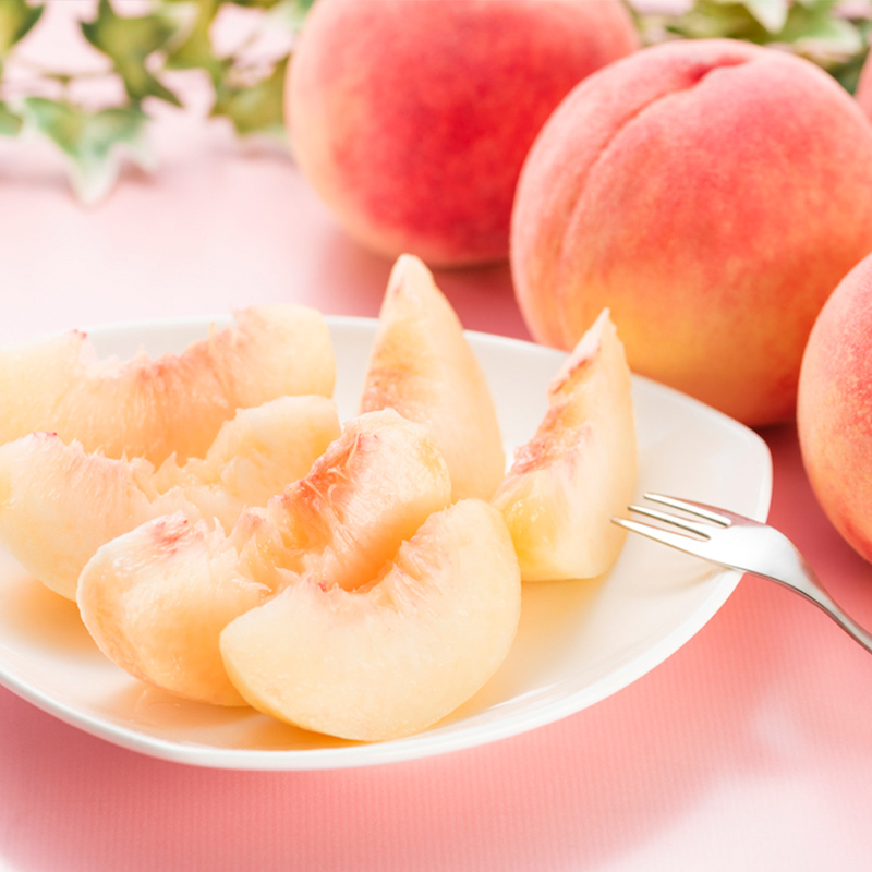 【定期便2回】もぎたて山形白桃 おいしさ食べ比べ定期便 