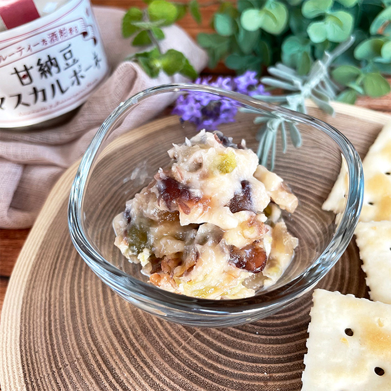 【でん六】甘納豆マスカルポーネ(酒粕入り) 2個入り FY25-212