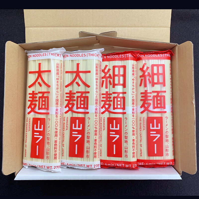 山ラー太麺・細麺詰合せ (90g×3把)×各２袋 FY25-241