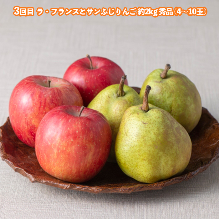 【定期便3回】どれも美味しい山形フルーツ贅沢６種便【令