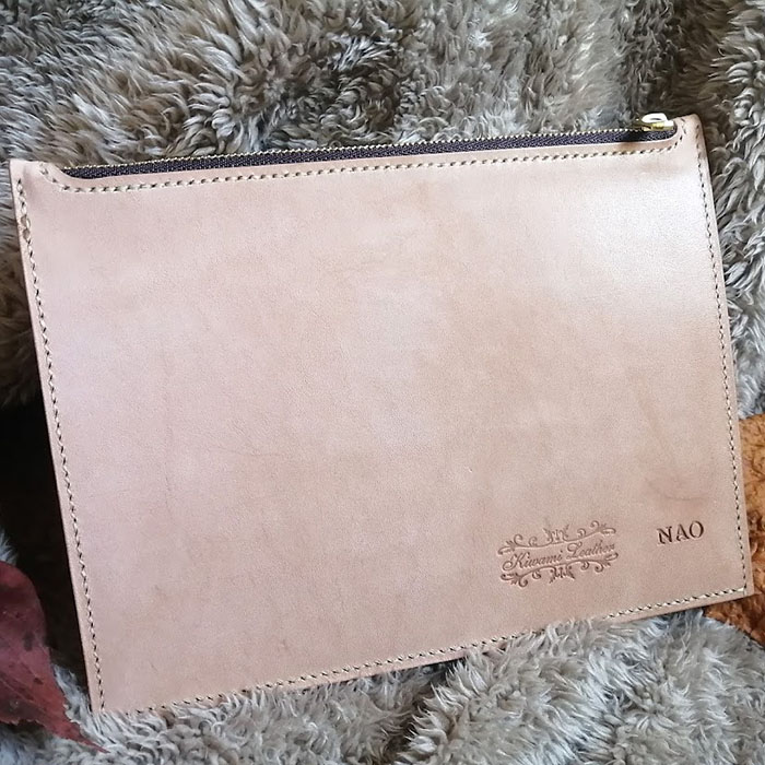 【ランドセルリメイク】ポーチ(通帳、母子手帳入れ)とお守