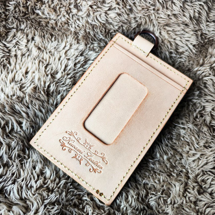 【ランドセルリメイク】パスケース(ICカードケース)とお守