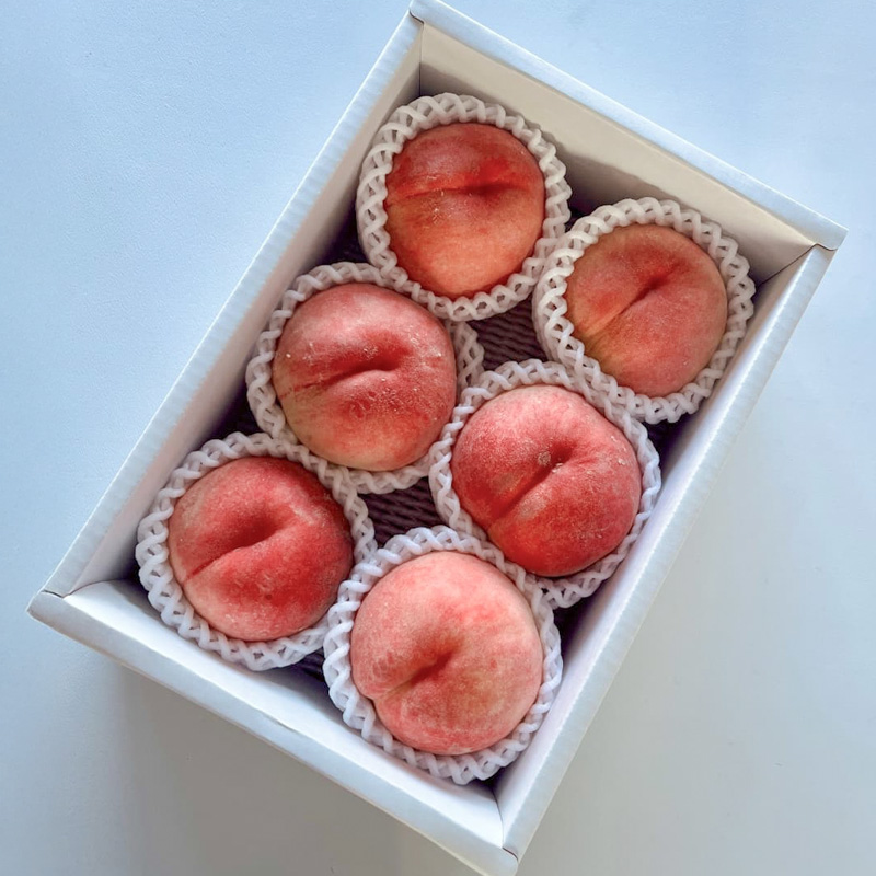 【硬い桃好きの方へ】大人気！かためのパリッと食感！山