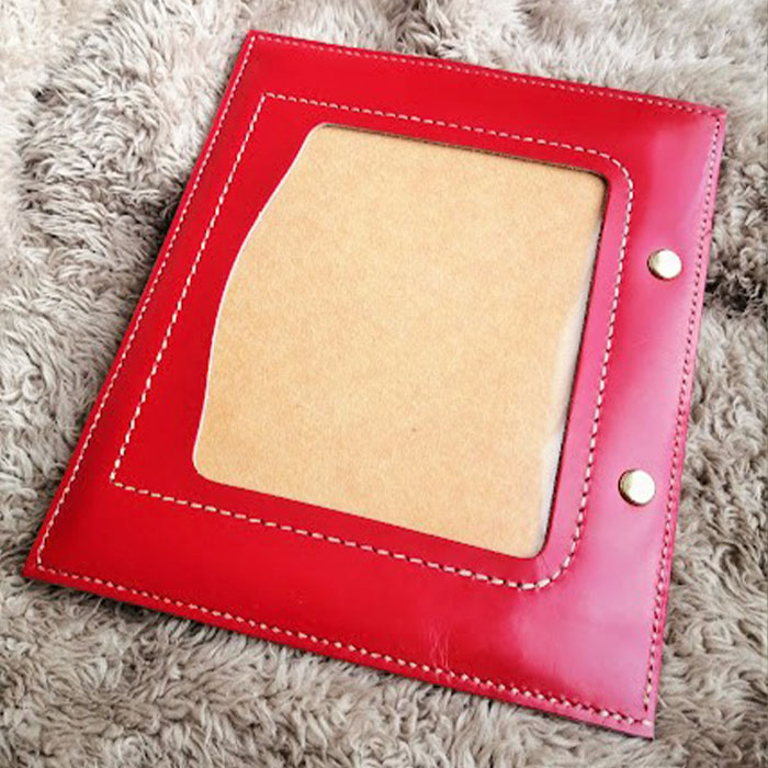 【ランドセルリメイク】フォトフレームとお守りキーホル