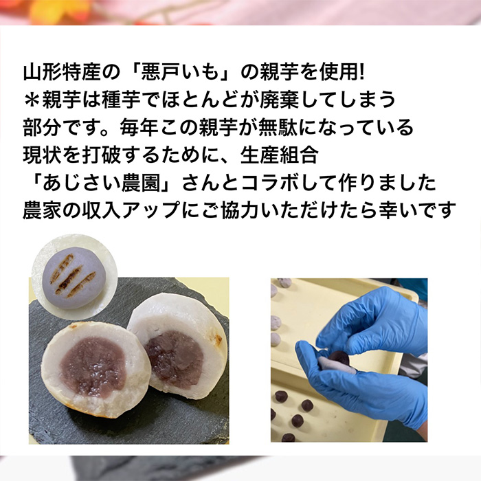 SDGs 悪戸いもの親芋使用！「亥のこ餅」10個 FY23-754
