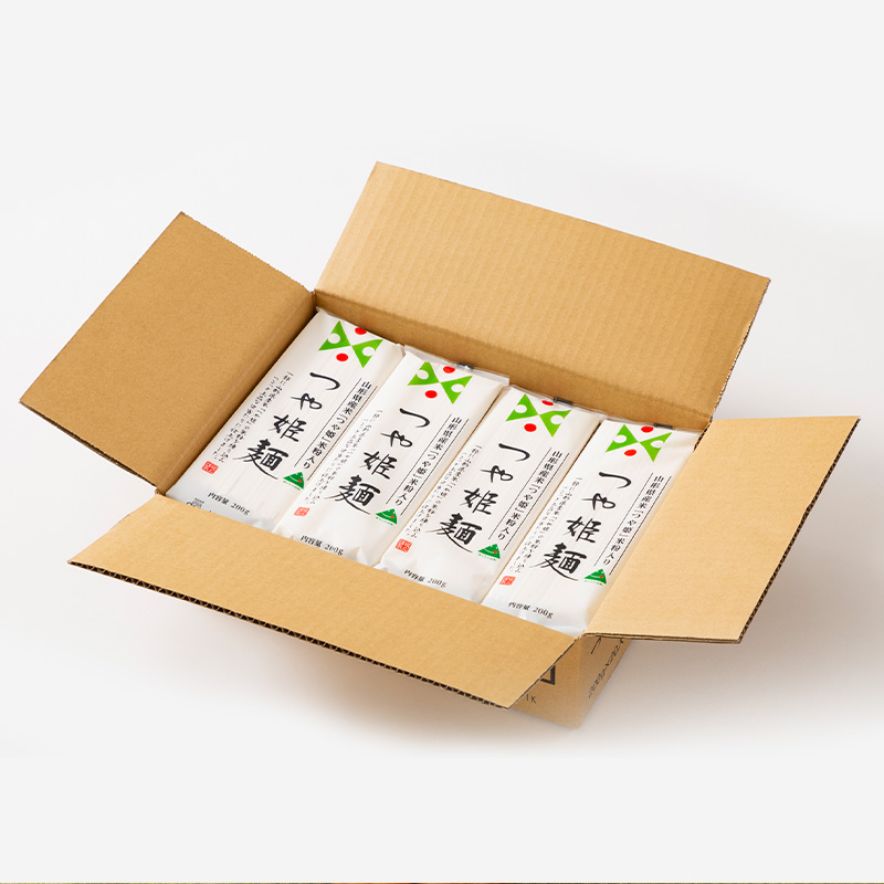 【城北麺工】山形県産米 つや姫 米粉使用 乾麺 つや姫麺 200