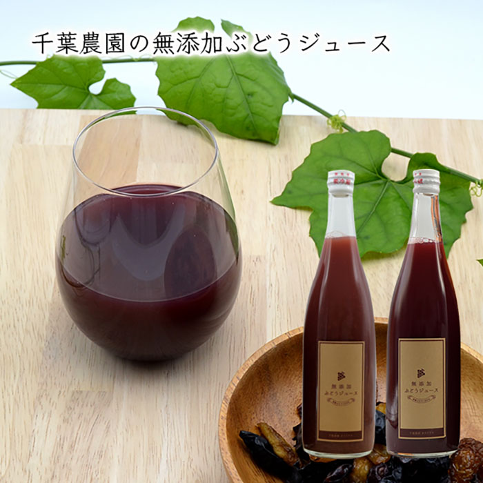 山形の無添加ぶどうジュース 600ml×2本セット(デラウェア) FZ