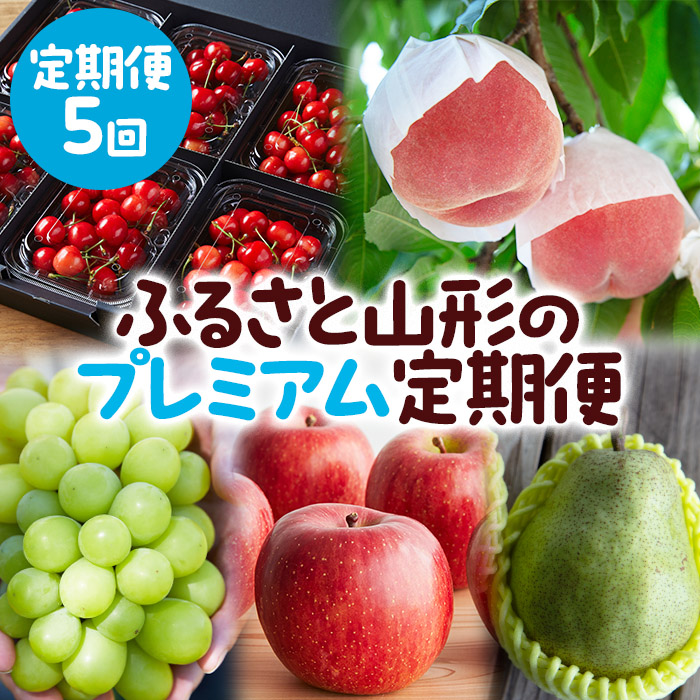 【定期便5回】ふるさと山形のプレミアム定期便 part2 【令和