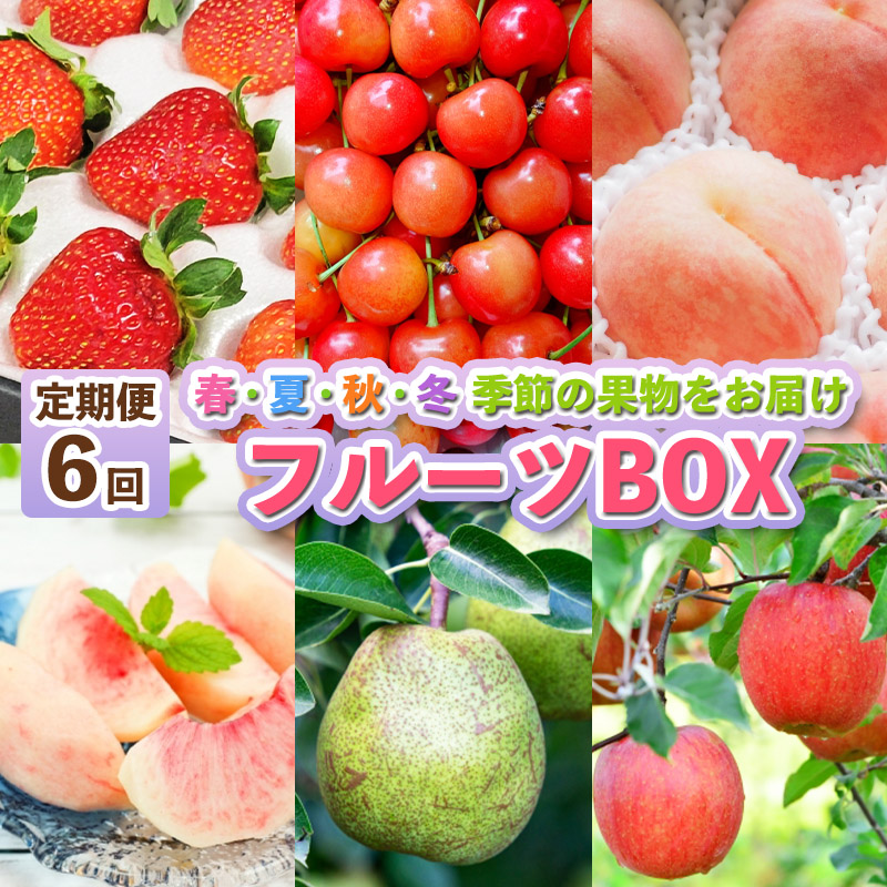 【定期便6回】フルーツBOX -定期便 6回- FY25-287