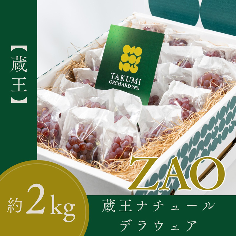 【蔵王 ZAO】蔵王ナチュールデラウェア 山形のデラウエア TA