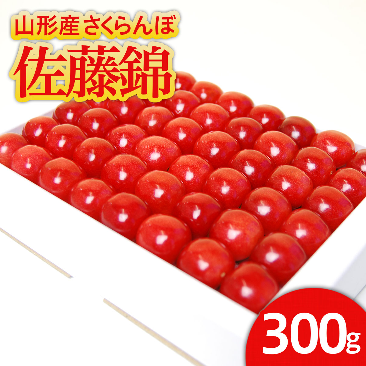 山形産 ハウス さくらんぼ 佐藤錦 300g 鏡詰 Lサイズ以上 【