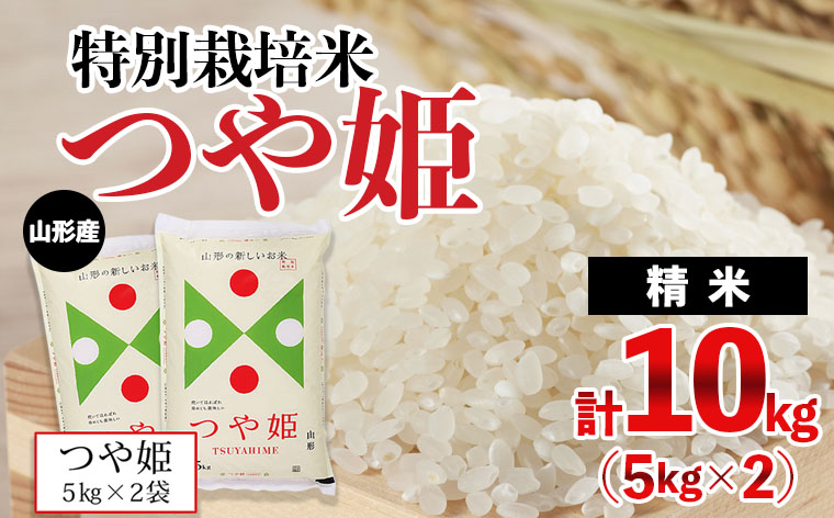 [特別栽培米]令和6年産 山形産 つや姫 10kg(5kg×2) FY24-445